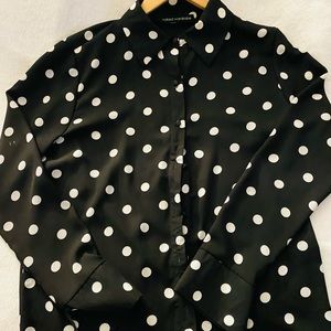 Never Worn !! Naked Wardrobe polka dot matching set!!